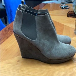 Jessica Simpson suede brown booties